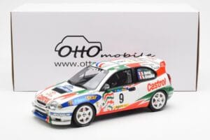 Toyota Corolla WRC #9 D. Auriol / D. Giraudet Rally Catalunya 1998 Otto 1:18 OT1102 Resina - imagem 6 de 6