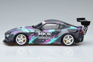 Toyota GR Supra A90 HKS GT Spirit 1:18 GT407 Resina - imagem 3 de 6