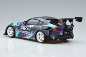 Toyota GR Supra A90 HKS GT Spirit 1:18 GT407 Resina - imagem 5 de 6