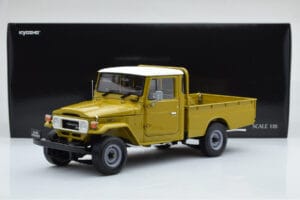 Toyota Land Cruiser 40 4x4 Pickup Azeitona Kyosho 1:18 08958K Metal - imagem 8 de 8