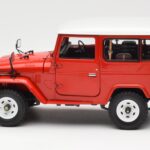Toyota Land Cruiser FJ40 Van Vermelho Kyosho 1:18 08971R - image 4 of 8
