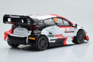 Toyota GR Yaris Rally1 #69 K. Rovanpera / J. Halttunen Rally Croatia 2022 IXO 1:18 18RMC151A Metal - imagem 2 de 6