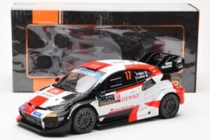 Toyota GR Yaris Rally1 #17 S. Ogier / B. Veillas Rally Monte Carlo 2023 IXO 1:18 18RMC152A Metal - imagem 6 de 6