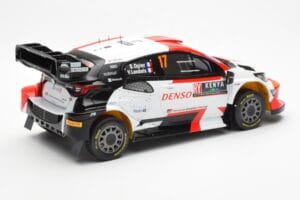Toyota GR Yaris Rally1 #17 S. Ogier / V. Landais Safari Rally Kenya 2023 IXO 1:18 18RMC173A Metal - imagem 2 de 6