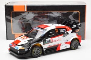 Toyota GR Yaris Rally1 #17 S. Ogier / V. Landais Safari Rally Kenya 2023 IXO 1:18 18RMC173A Metal - imagem 6 de 6