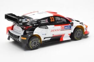 Toyota GR Yaris Rally1 #33 E. Evans / S. Martin Rally Finland 2023 IXO 1:18 18RMC174A Metal - imagem 2 de 6