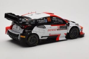 Toyota GR Yaris Rally1 #69 K. Rovanpera / J. Halttunen Rally Monte Carlo World Champion 2023 IXO 1:18 18RMC152B Metal - imagem 2 de 6
