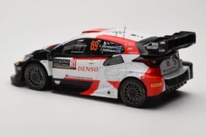 Toyota GR Yaris Rally1 #69 K. Rovanpera / J. Halttunen Rally Monte Carlo World Champion 2023 IXO 1:18 18RMC152B Metal - imagem 5 de 6