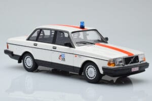 Volvo 240 GL Polícia Bélgica Minichamps 1:18 155171492 Metal - imagem 4 de 6