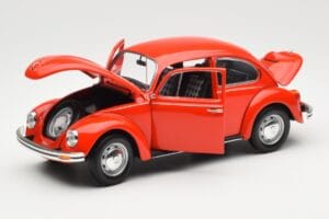 Volkswagen Beetle 1200 Vermelho Minichamps 1:18 150057100 Metal - imagem 2 de 8