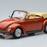 Volkswagen Beetle 1303 Cabriolet Laranja Norev 1:18