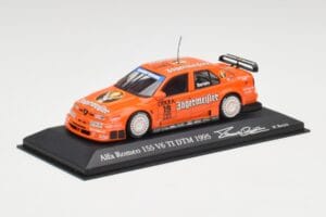 Alfa Romeo 155 V6 TI #19 Jagermeister M. Bartels DTM 1995 Minichamps 1:43 430950219 Metal - imagem 2 de 4