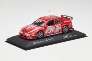Alfa Romeo 155 V6 TI #2 Team Alfa Corse A. Nannini DTM 1994 Minichamps 1:43 430940202 Metal - imagem 2 de 4