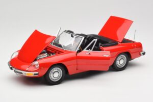 Alfa Romeo 2000 Spider Vermelho Minichamps 1:18 180120930 Metal - imagem 2 de 8