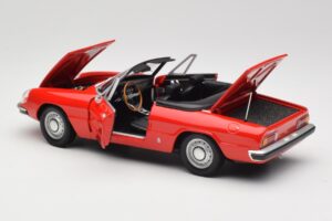 Alfa Romeo 2000 Spider Vermelho Minichamps 1:18 180120930 Metal - imagem 5 de 8