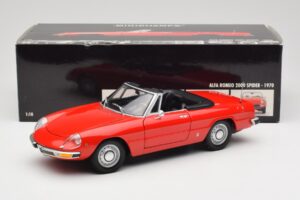Alfa Romeo 2000 Spider Vermelho Minichamps 1:18 180120930 Metal - imagem 8 de 8