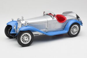 Alfa Romeo 2300 Spider Azul Prateado Bburago 1:18 3008 Metal
