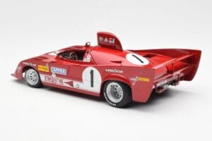 Alfa Romeo 33TT 12 #1 A. Merzario / J. Laffite 1000km Nurburgring Winner 1975 AUTOart 1:18 87505 Metal - imagem 7 de 8