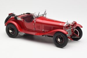Alfa Romeo 6C 1750 GS Spider Bordeaux Vermelho CMC 1:18 M-138 Metal - imagem 4 de 6