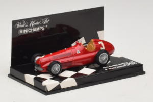 Alfa Romeo 159 Alfetta #3 C. Sanesi 6th Place British GP 1951 Minichamps 1:43 400511203 Metal - imagem 2 de 5