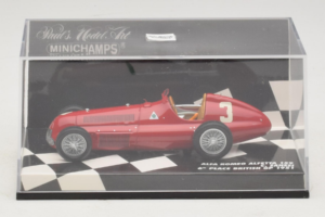 Alfa Romeo 159 Alfetta #3 C. Sanesi 6th Place British GP 1951 Minichamps 1:43 400511203 Metal - imagem 5 de 5
