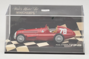 Alfa Romeo 159 Alfetta #78 P. Pietsch German GP 1951 Minichamps 1:43 400511278 Metal - imagem 5 de 5