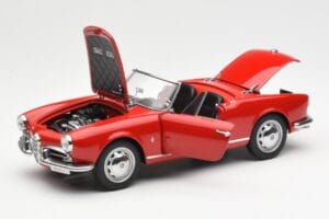 Alfa Romeo Giulietta 1300 Spider Vermelho AUTOart 1:18 70157 Metal - imagem 2 de 8
