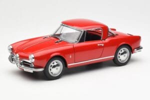 Alfa Romeo Giulietta 1300 Spider Vermelho AUTOart 1:18 70157 Metal