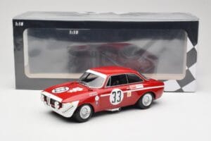 Alfa Romeo GTA 1300 Junior #33 T. Hezemans / G. van Lennep Division 1 Winners 4 Hours of Jarama 1972 Minichamps 1:18 15572123 - imagem 6 de 6
