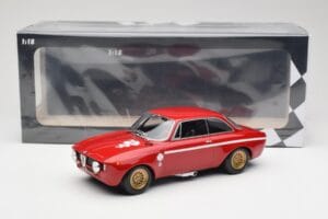 Alfa Romeo GTA 1300 Junior Vermelho Minichamps 1:18 155120020 Metal - imagem 6 de 6