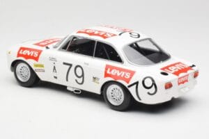 Alfa Romeo GTA 1300 #79 H. Rubens / C. Van Ryn 24 Hours of Spa 1971 Minichamps 1:18 155711279 Metal - imagem 5 de 6