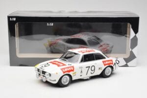 Alfa Romeo GTA 1300 #79 H. Rubens / C. Van Ryn 24 Hours of Spa 1971 Minichamps 1:18 155711279 Metal - imagem 6 de 6