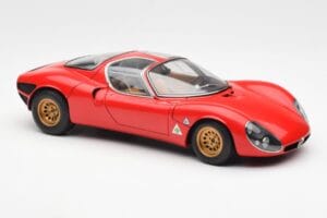 Alfa Romeo 33 Stradale Vermelho AUTOart 1:18 70191 Metal - imagem 6 de 8
