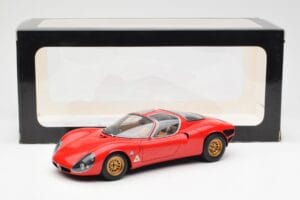 Alfa Romeo 33 Stradale Vermelho AUTOart 1:18 70191 Metal - imagem 8 de 8
