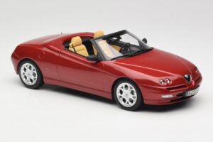 Alfa Romeo Spider 916 Proteo Red Metallic Norev 1:18 187854 Metal - imagem 4 de 6