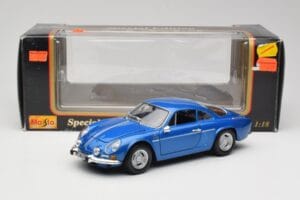 Alpine A110 1600 S Alpine Blue Maisto 1:18 50321 Metal - imagem 8 de 8