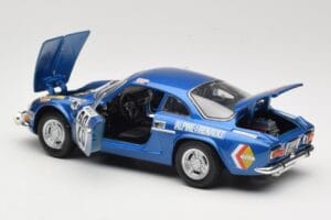 Alpine A110 1600S #28 Alpine-Renault O. Andersson / D. Stone Rally Monte Carlo 1971 Maisto 1:18 56033 Metal - imagem 5 de 8