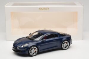Alpine A110 S A120 Matte Storm Blue Norev 1:18 185444 Metal - imagem 6 de 6