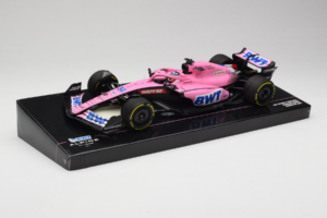 Alpine A522 BWT #14 F. Alonso BWT Alpine F1 Team Bahrain Grand Prix 2022 Minichamps 1:18 147220114 Resina - imagem 2 de 7