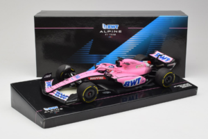 Alpine A522 BWT #14 F. Alonso BWT Alpine F1 Team Bahrain Grand Prix 2022 Minichamps 1:18 147220114 Resina - imagem 7 de 7