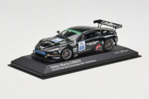 Aston Martin DBRS9 #66 Barwell Motorsport R. Johnson FIA GT3 European Championship Spa 2006 Minichamps 1:43 400061366 Metal - imagem 2 de 4