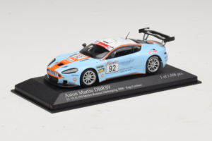 Aston Martin DBRS9 Gulf #92 T. Enge / Lechner VLN 250 Nurburgring 2008 Minichamps 1:43 400081392 Metal - imagem 2 de 4