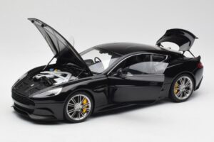 Aston Martin Vanquish Onyx Preto AUTOart 1:18 70247 Metal - imagem 2 de 8