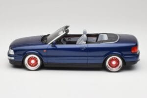 Audi 80 B4 Cabriolet Ming Azul Metallic Custom Wheels Otto 1:18 OT806-C Resina - imagem 3 de 6