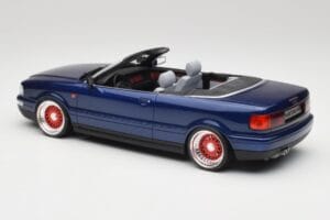 Audi 80 B4 Cabriolet Ming Azul Metallic Custom Wheels Otto 1:18 OT806-C Resina - imagem 5 de 6