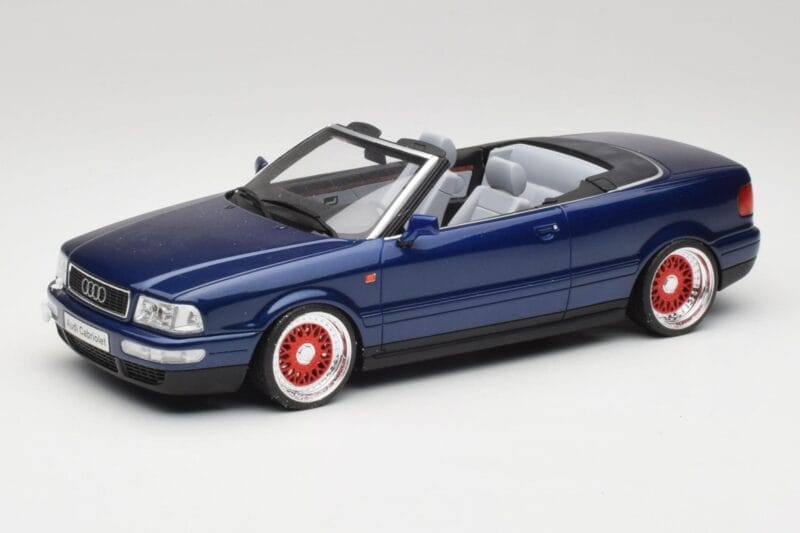 Audi 80 B4 Cabriolet Ming Azul Metallic Custom Wheels Otto 1:18 OT806-C Resina