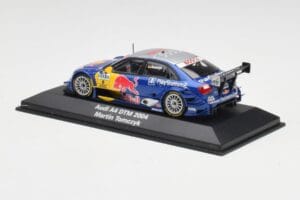 Audi A4 B6 DTM #6 M. Tomczyk Audi Sport Team Abt Sportsline DTM 2004 Minichamps 1:43 5020400403 Metal - imagem 3 de 4