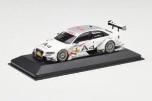 Audi A4 B8 #9 T. Kristensen DTM 2008 Minichamps 1:43 400081809 Metal - imagem 2 de 4