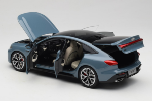 Audi A5L Sportback Azul Acinzentado OEM 1:18 ZAM60004B Metal - imagem 5 de 8
