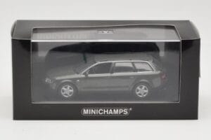 Audi A6 C5 Avant Cinzento Escuro Minichamps 1:43 AUDI006 Metal - imagem 4 de 4